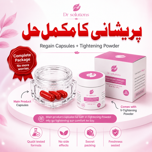 Dr Solutions ( Natural Bl**ding Again ) + V Tight Powder ( 100% Safe & Privacy Ensured )